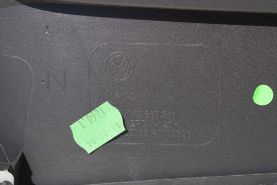 VW JETTA BOCZKI DRZWIOWE BOCZEK TAPICERKA 1K5 skóra grafit 1K4867011 1K4867012 1K5867211 1K5867212 1K5867211 1K5867212 1K4867012