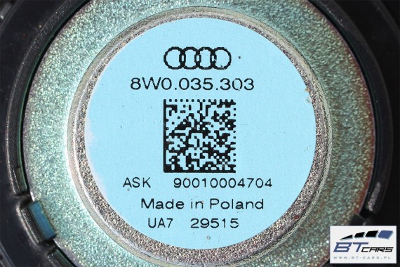 AUDI A4 SEDAN GŁOŚNIKI + WZMACNIACZ BANG 8W 15-8W0035223A 8W5035412A 8W5035411A 8W5035297 8W0035303 8W0035416D 8W5035399A ZESTAW