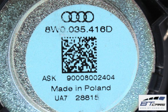 AUDI A4 SEDAN GŁOŚNIKI + WZMACNIACZ BANG 8W 15-8W0035223A 8W5035412A 8W5035411A 8W5035297 8W0035303 8W0035416D 8W5035399A ZESTAW