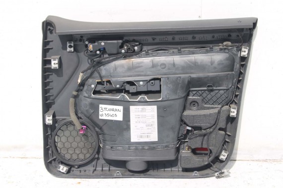 VW TOURAN BOCZEK BOCZKI DRZWI drzwiowe tapicerka antarcyt welur 1T1867011 1T1867012 1T0867211 1T0867212 1T1867011 1T1867012 1T0