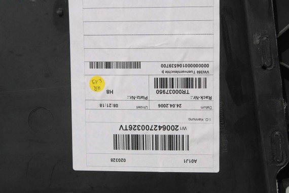 VW TOURAN BOCZEK BOCZKI DRZWI drzwiowe tapicerka antarcyt welur 1T1867011 1T1867012 1T0867211 1T0867212 1T1867011 1T1867012 1T0