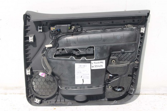 VW TOURAN BOCZEK BOCZKI DRZWI drzwiowe tapicerka antarcyt welur 1T1867011 1T1867012 1T0867211 1T0867212 1T1867011 1T1867012 1T0