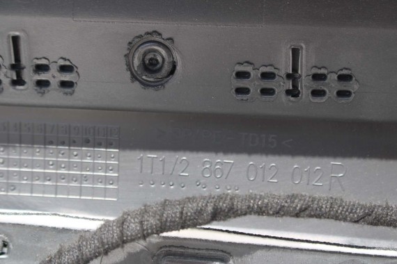 VW TOURAN BOCZEK BOCZKI DRZWI drzwiowe tapicerka antarcyt welur 1T1867011 1T1867012 1T0867211 1T0867212 1T1867011 1T1867012 1T0