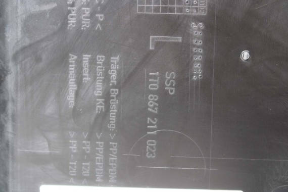 VW TOURAN BOCZEK BOCZKI DRZWI drzwiowe tapicerka antarcyt welur 1T1867011 1T1867012 1T0867211 1T0867212 1T1867011 1T1867012 1T0