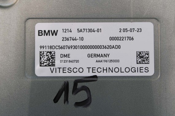 BMW X6 G06 KOMPUTER SILNIKA 5A71304 silnik B58B30P B58N B58 B30 STEROWNIK MODUŁ 12145A71304 5A71304 5A71304 12145A71304 5A5AAA7