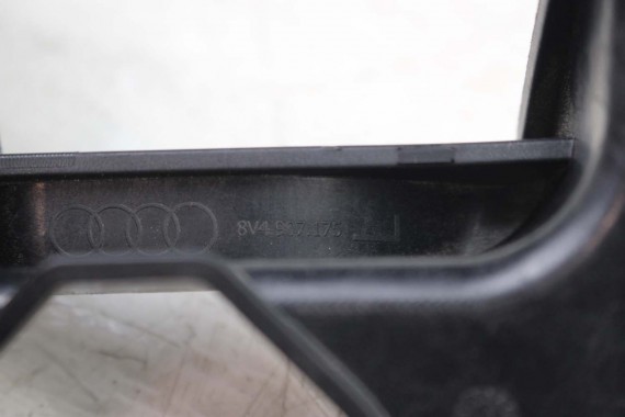 AUDI A3 UCHWYT 8V4907175 8V4907176 PROWADNICA ŚLIZG MOCOWANIE TYŁ ZDERZAKA wspornik Asystenta Pasa 8V4907175 8V4907176 8V4907175