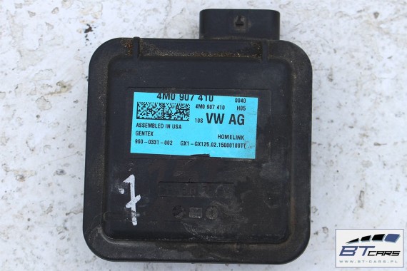 AUDI A4 Q7 TT MODUŁ STEROWNIK BRAMY GARAŻU 4M0907410 4M0 907 410 otwierania bramy garażowej 4M 4M0907410 4M0907410B 4M0907410