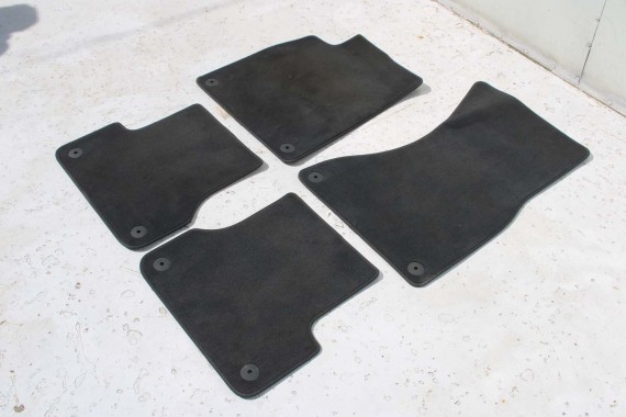 AUDI A6 A7 DYWANIKI PODŁOGI 4G1863691 4G0864450 wycieraczki 4G0864450 4G1 863 691 QA5 czarny 4G1863691 4G0864450 4G1863691 4G C7