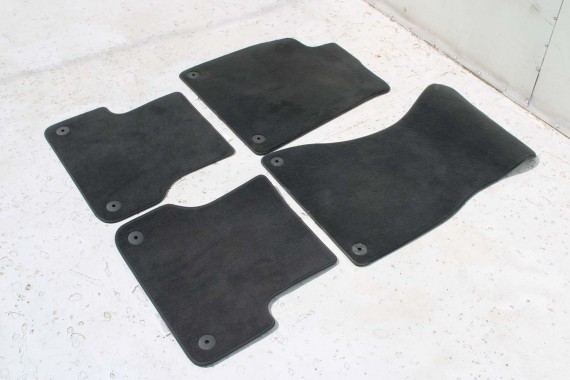 AUDI A6 A7 DYWANIKI PODŁOGI 4G1863691 4G0864450 wycieraczki 4G0864450 4G1 863 691 QA5 czarny 4G1863691A 4G0864450 4G1863691 4G