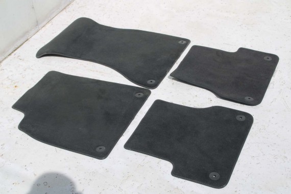 AUDI A6 A7 DYWANIKI PODŁOGI 4G1863691 4G0864450 wycieraczki 4G0864450 4G1 863 691 QA5 czarny 4G1863691A 4G0864450 4G1863691 4G