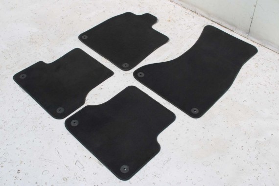 AUDI A6 A7 DYWANIKI PODŁOGI 4G1863691 4G0864450 wycieraczki 4G0864450 4G1 863 691 9AM czarny 4G1863691 4G0864450 4G1863691 4G C7