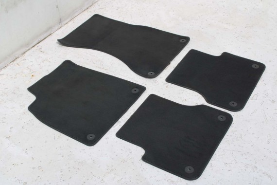AUDI A6 A7 DYWANIKI PODŁOGI 4G1863691 4G0864450 wycieraczki 4G0864450 4G1 863 691 QA5 czarny 4G1863691 4G0864450 4G1863691 4G C7