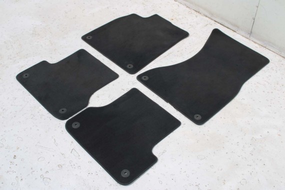 AUDI A6 A7 DYWANIKI PODŁOGI 4G1863691 4G0864450 wycieraczki 4G0864450 4G1 863 691 QA5 czarny 4G1863691 4G0864450 4G1863691 4G C7