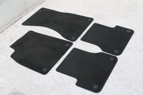 AUDI A6 A7 DYWANIKI PODŁOGI 4G1863691 4G0864450 wycieraczki 4G0864450 4G1 863 691 QA5 czarny 4G1863691 4G0864450 4G1863691 4G C7