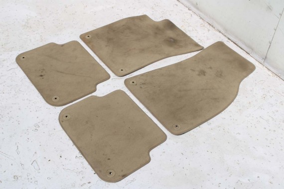AUDI A6 DYWANIKI PODŁOGI 4F1863691B 4F0863683 wycieraczki 4F1863691B 4F1863691B 4F1863691B 4F1863691 4F1 863 691 B 9BA BEŻ 4F C6