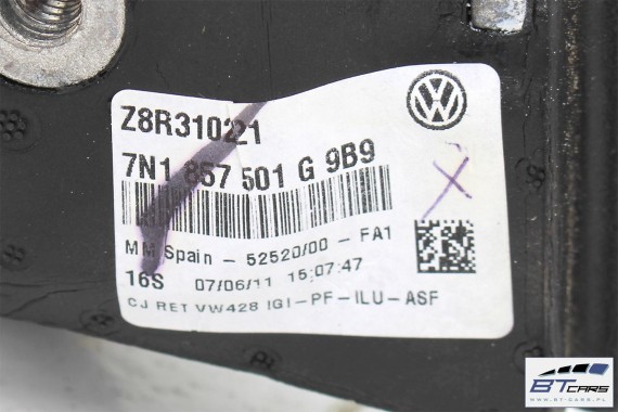 SEAT ALHAMBRA LUSTERKO DRZWI LEWE 9pin LC9X 7N zewnętrzne pinów 9 pin 7N1857501G VW SHARAN