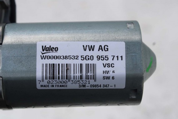 VW GOLF 7 MECHANIZM TYŁ WYCIERACZEK SILNICZEK 5G0955711 5G0955711A 5G0955711C  5G0 955 711 A TYLNY 5G0955711D 5G0955711