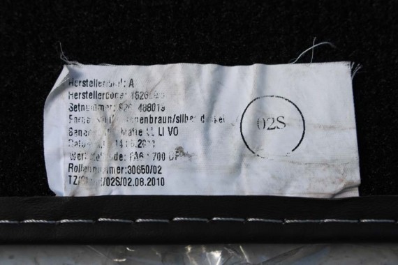 AUDI A6 A7 DYWANIKI PODŁOGI 4G1863691 4G0864450 wycieraczki 4G0863723 4G0863724 4G1863713 4G1863714 czarny soul LIFT 4G1863691