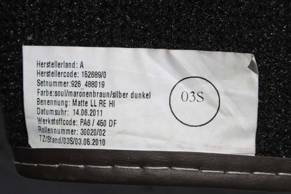 AUDI A6 A7 DYWANIKI PODŁOGI 4G1863691 4G0864450 wycieraczki 4G0863723 4G0863724 4G1863713 4G1863714 czarny soul LIFT 4G1863691