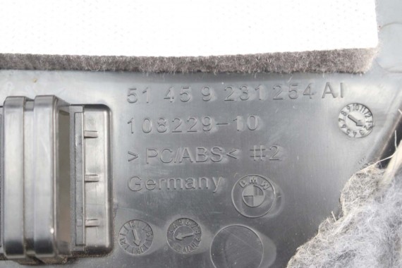 BMW 3 F34 SCHOWEK KONSOLI LEWY 51459231254 Gran Turismo LCi FL LIFT 5145 923125451 45 923125451459231254 51459231254 9231254