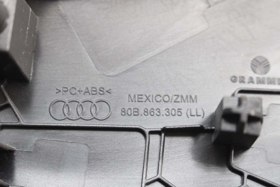 AUDI Q5 WYKOŃCZENIE TUNELU 80B863305 80B863306 80B863306 ŚRODKOWEGO TAPICERKA 6PS czarny 80A FY 80B863305B 80B863306B 80B863305