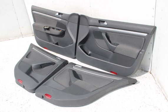 VW JETTA BOCZKI DRZWIOWE BOCZEK TAPICERKA 1K5 welur kolor antracyt 1K4867011 1K4867012 1K5867211 1K5867212 1K5867211 1K5867212
