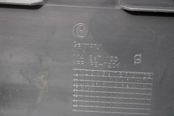 VW JETTA BOCZKI DRZWIOWE BOCZEK TAPICERKA 1K5 welur kolor antracyt 1K4867011 1K4867012 1K5867211 1K5867212 1K5867211 1K5867212