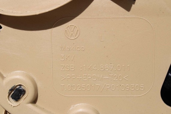 VW JETTA BOCZKI DRZWIOWE BOCZEK TAPICERKA 1K5 welurbeż 1K4867011 1K4867012 1K5867211 1K5867212 1K5867211 1K5867212 1K4867012