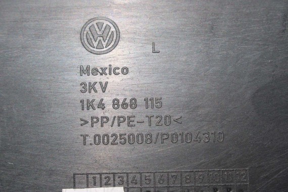 VW JETTA BOCZKI DRZWIOWE BOCZEK TAPICERKA 1K5 welurbeż 1K4867011 1K4867012 1K5867211 1K5867212 1K5867211 1K5867212 1K4867012