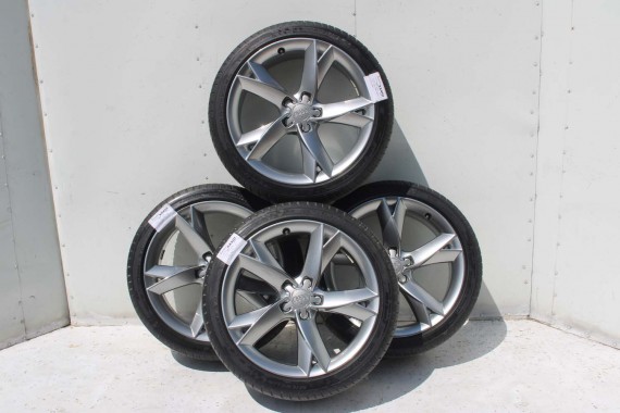 AUDI A4 A5 FELGI 19 cali OPONY KOŁA felga 8T0601025CK 8.5J*19H2 ET32 opona Michelin Pilot Sport 37 255/35/19 96Y lato 8K B8 8T