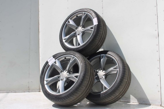 AUDI A4 A5 FELGI 19 cali OPONY KOŁA felga 8T0601025CK 8.5J*19H2 ET32 opona Michelin Pilot Sport 37 255/35/19 96Y lato 8K B8 8T