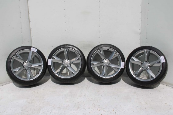 AUDI A4 A5 FELGI 19 cali OPONY KOŁA felga 8T0601025CK 8.5J*19H2 ET32 opona Michelin Pilot Sport 37 255/35/19 96Y lato 8K B8 8T