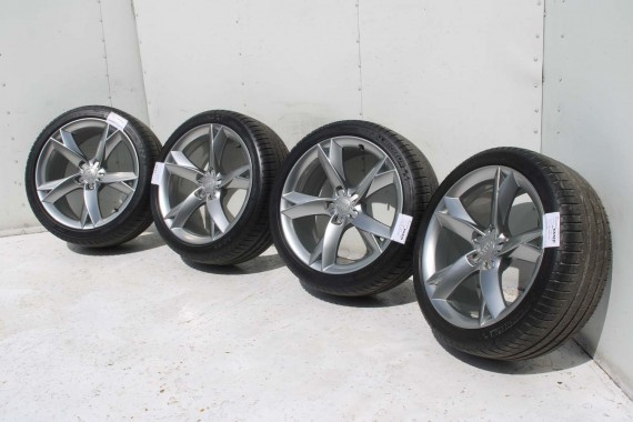 AUDI A4 A5 FELGI 19 cali OPONY KOŁA felga 8T0601025CK 8.5J*19H2 ET32 opona Michelin Pilot Sport 37 255/35/19 96Y lato 8K B8 8T