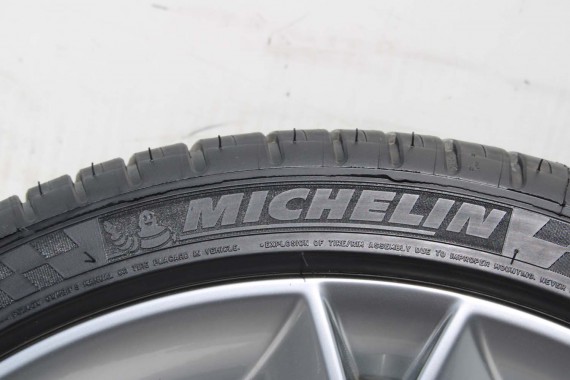 AUDI A4 A5 FELGI 19 cali OPONY KOŁA felga 8T0601025CK 8.5J*19H2 ET32 opona Michelin Pilot Sport 37 255/35/19 96Y lato 8K B8 8T