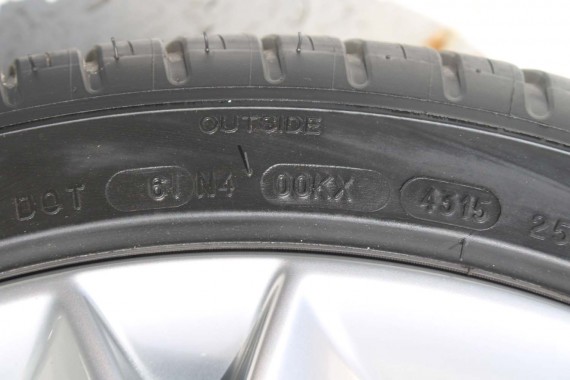 AUDI A4 A5 FELGI 19 cali OPONY KOŁA felga 8T0601025CK 8.5J*19H2 ET32 opona Michelin Pilot Sport 37 255/35/19 96Y lato 8K B8 8T