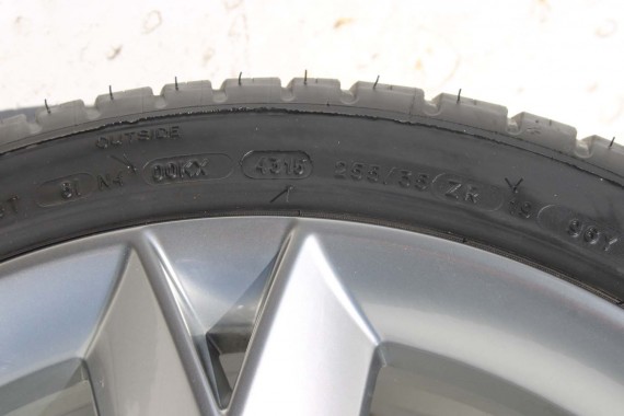 AUDI A4 A5 FELGI 19 cali OPONY KOŁA felga 8T0601025CK 8.5J*19H2 ET32 opona Michelin Pilot Sport 37 255/35/19 96Y lato 8K B8 8T