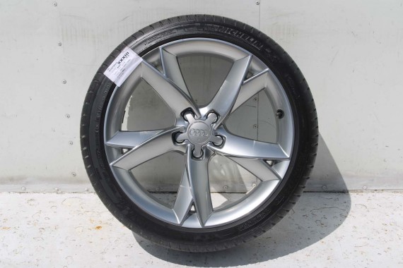 AUDI A4 A5 FELGI 19 cali OPONY KOŁA felga 8T0601025CK 8.5J*19H2 ET32 opona Michelin Pilot Sport 37 255/35/19 96Y lato 8K B8 8T