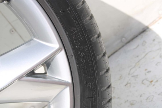 AUDI A4 A5 FELGI 19 cali OPONY KOŁA felga 8T0601025CK 8.5J*19H2 ET32 opona Michelin Pilot Sport 37 255/35/19 96Y lato 8K B8 8T