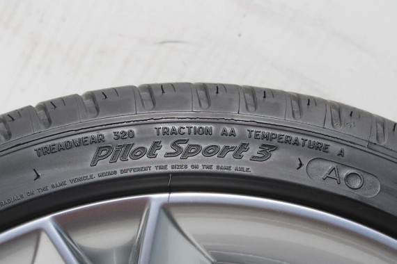 AUDI A4 A5 FELGI 19 cali OPONY KOŁA felga 8T0601025CK 8.5J*19H2 ET32 opona Michelin Pilot Sport 37 255/35/19 96Y lato 8K B8 8T