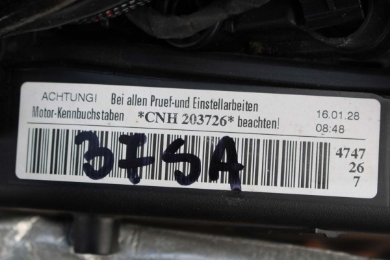AUDI SILNIK 2.0 TDi CNH CNHA 140KW 190Km przebieg 18 km A4 A5 A6 Q5 DIESEL 8K 8T 4G 8R B8 C7 04L 121 011 CNH CNHA 140 KW 190 Km