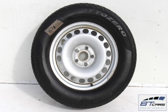 AUDI Q3 VW TIGUAN FELGI STALOWE 16 OPONY ZIMA KOŁA felga 5N0601027B 6,5J*16H2 ET33 opona Pirelli SottoZero 215/65/16 98H 8U 5N