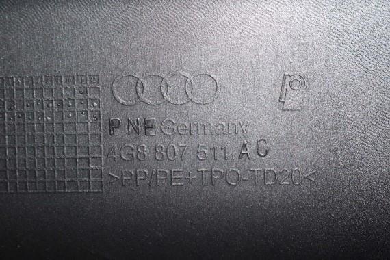 AUDI A7 S7 ZDERZAK TYLNY TYŁ PDC S-LINE Q4Q4 LY7G szary 4G8807511AC 4G8807067AC 4G8807521 4G8 807 521 4G8807511AC 4G8807067AC 4G