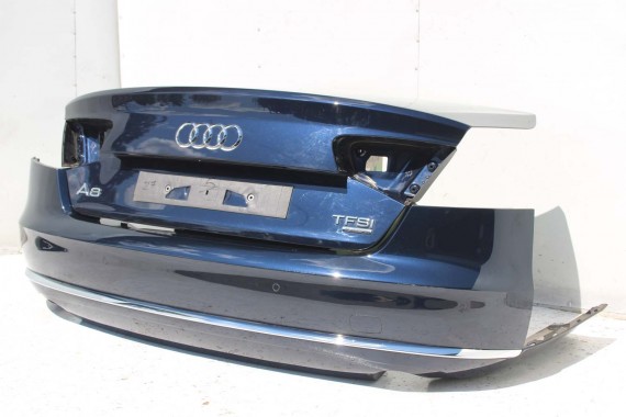 AUDI A8 LZ5D 4H D4 TYŁ ZDERZAK tylny + KLAPA BAGAŻNIKA 4H0 Kolor: 7X7X LZ5D błękit nocy 4H0807511 4H0807385 4H0807521 4H0827023