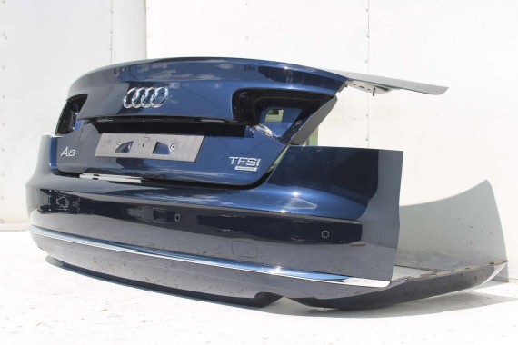 AUDI A8 LZ5D 4H D4 TYŁ ZDERZAK tylny + KLAPA BAGAŻNIKA 4H0 Kolor: 7X7X LZ5D błękit nocy 4H0807511 4H0807385 4H0807521 4H0827023