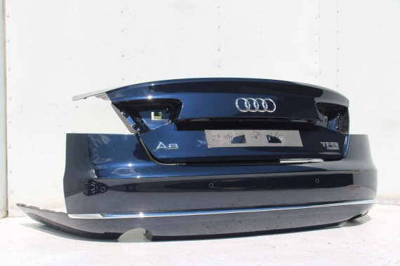 AUDI A8 LZ5D 4H D4 TYŁ ZDERZAK tylny + KLAPA BAGAŻNIKA 4H0 Kolor: 7X7X LZ5D błękit nocy 4H0807511 4H0807385 4H0807521 4H0827023