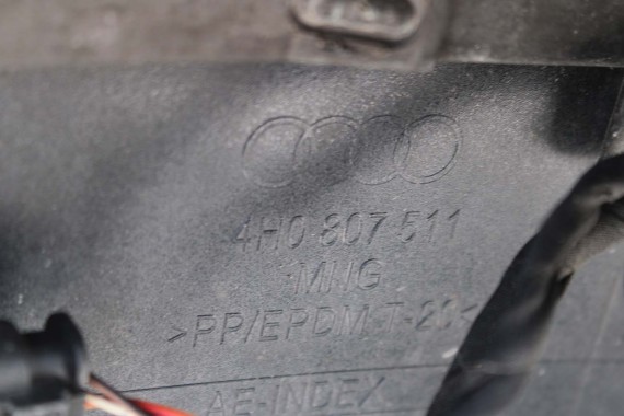 AUDI A8 LZ5D 4H D4 TYŁ ZDERZAK tylny + KLAPA BAGAŻNIKA 4H0 Kolor: 7X7X LZ5D błękit nocy 4H0807511 4H0807385 4H0807521 4H0827023