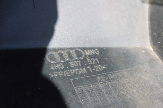 AUDI A8 4H D4 LX7U TYŁ ZDERZAK tylny + LAMPY + KLAPA BAGAŻNIKA + lampa Led ledy 4H0 2010-2014 Kolor: szary Oolonggrau 4H0807511