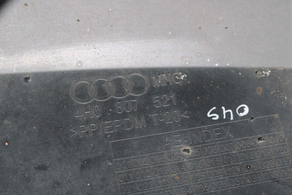 AUDI A8 4H ZDERZAK TYLNY TYŁ PDC 4H0 D4 4H0807511 4H0807067 4H0807521 2010-2014 Czarny 4H0807067 4H0807521 4H0807511 4H0807521