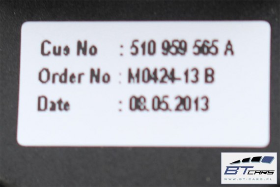 VW GOLF 7 SPORTSVAN GAŁKA LUSTEREK 510959565A 510 959 565 A 510959565A 510959565A 510959565A 510959565A 510959565A 510959565A