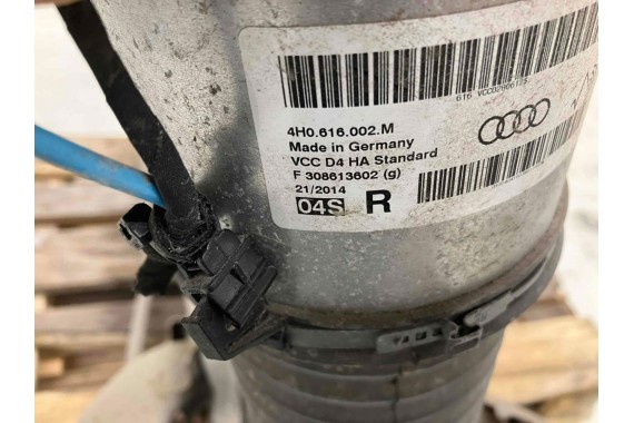 AUDI A8 4H D4 AMORTYZATOR 4H0616001M 4H0616002M TYŁ TYLNY 2 szt. 4H0616001AL 4H0616002AL PNEUMATYCZNY 4H0616001AB 4H0616001AH